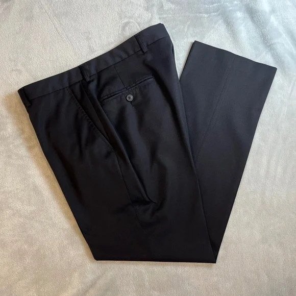 Jos. A. Bank 100% Wool Dress Pants 34W 30L Travelers Collection Tailored Fit - Picture 5 of 14